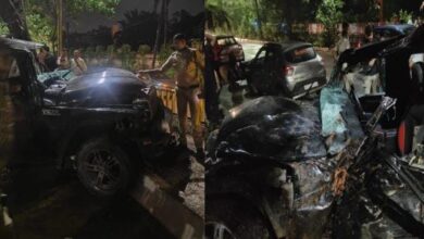 рдкреЗрдбрд╝ рд╕реЗ рдЯрдХрд░рд╛рдИ рддреЗрдЬ рд░рдлреНрддрд╛рд░ рдерд╛рд░, рджреЛ рдШрд╛рдпрд▓ рдкреЗрдбрд╝ рд╕реЗ рдЯрдХрд░рд╛рдИ рддреЗрдЬ рд░рдлреНрддрд╛рд░ рдерд╛рд░, рджреЛ рдШрд╛рдпрд▓