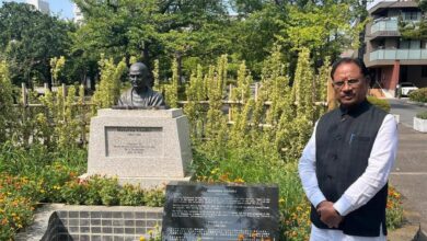 सीएम साय ने टोक्यो के ‘लिटिल इंडिया’ पहुँचकर महात्मा गांधी को किया नमन