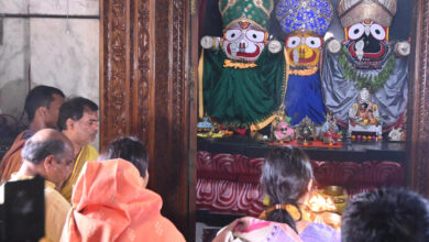 केंद्रीय मंत्री अन्नपूर्णा देवी ने भगवान जगन्नाथ का किया दर्शन