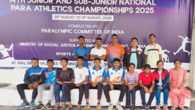 14वीं जूनियर व सब-जूनियर नेशनल पैरा एथलेटिक्स चैंपियनशिप में खिलाडियों ने बढ़ाया छत्तीसगढ़ का मान