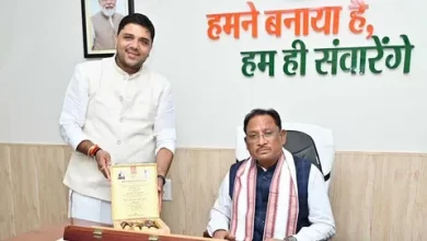 अतुल पर्वत ने CM साय से सौजन्य मुलाकात कर दिया जन्मदिन का आमंत्रण