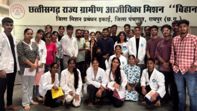 खाद्य प्रौद्योगिकी कॉलेज के छात्रों ने बिहान केंद्र का किया भ्रमण