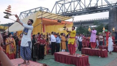 हसदेव नदी की आरती कर सरक्षण का लिया संकल्प