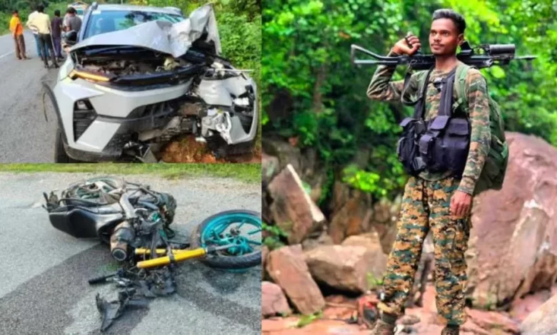 कार और बाइक की भिड़ंत में जवान की मौत कार और बाइक की भिड़ंत में जवान की मौत