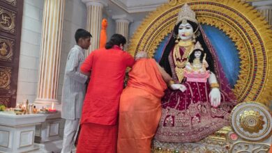 कोरबा में जगतगुरु रामभद्राचार्य जी महाराज द्वारा श्रीराम कथा का लोकार्पण