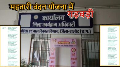 महिला कर्मी पर महतारी वंदन योजना में फर्जीवाड़े का आरोप महिला कर्मी पर महतारी वंदन योजना में फर्जीवाड़े का आरोप