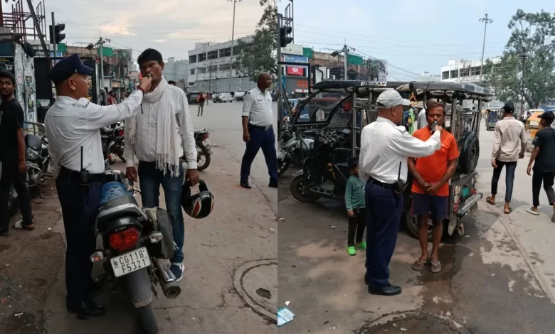 नशे में गाड़ी चलाना महंगा पड़ेगा: छत्तीसगढ़ पुलिस ने चलाया विशेष अभियान, 1277 चालकों पर कार्रवाई नशे में गाड़ी चलाना महंगा पड़ेगा: छत्तीसगढ़ पुलिस ने चलाया विशेष अभियान, 1277 चालकों पर कार्रवाई