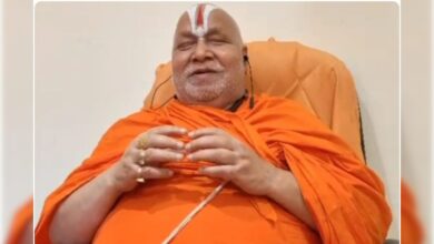 स्वामी रामभद्राचार्य महाराज माँ सर्वमंगला देवी मंदिर पहुंचकर की पूजा-अर्चना स्वामी रामभद्राचार्य महाराज माँ सर्वमंगला देवी मंदिर पहुंचकर की पूजा-अर्चना