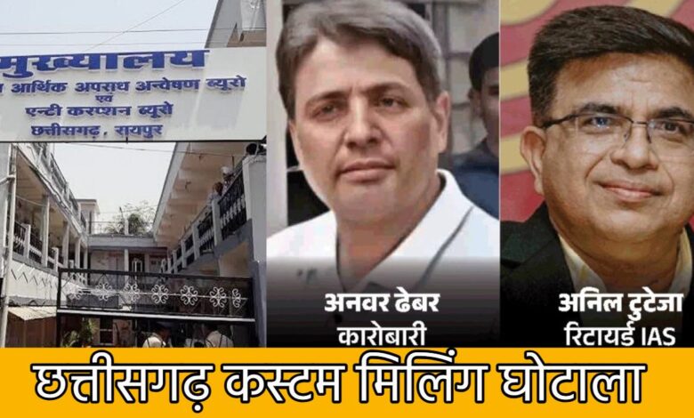 कस्टम मिलिंग घोटाले में अनवर ढेबर और अनिल टुटेजा के खिलाफ EOW ने पेश किया 1500 पन्नों का चालान कस्टम मिलिंग घोटाले में अनवर ढेबर और अनिल टुटेजा के खिलाफ EOW ने पेश किया 1500 पन्नों का चालान