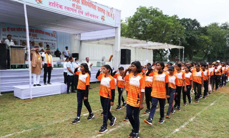 25वीं राज्य स्तरीय शालेय क्रीड़ा स्पर्धा की हुई शुरुआत 25वीं राज्य स्तरीय शालेय क्रीड़ा स्पर्धा की हुई शुरुआत