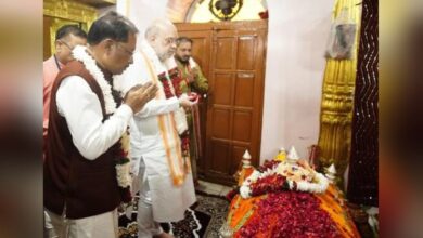 अमित शाह और सीएम विष्णुदेव साय ने मां दंतेश्वरी मंदिर में की पूजा, प्रदेश की समृद्धि की कामना