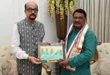 राज्यपाल से जनजातीय मामलों के केन्द्रीय मंत्री ओराम ने की भेंट राज्यपाल से जनजातीय मामलों के केन्द्रीय मंत्री ओराम ने की भेंट