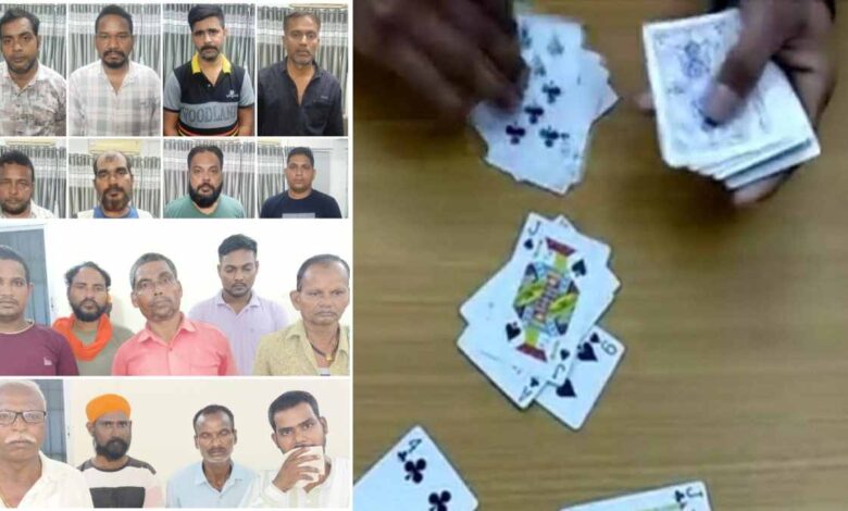 धमतरी में तीन जगहों पर पुलिस की बड़ी कार्रवाई, 17 जुआरी गिरफ्तार धमतरी में तीन जगहों पर पुलिस की बड़ी कार्रवाई, 17 जुआरी गिरफ्तार
