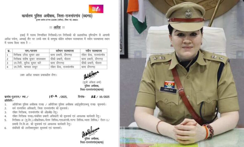 डोंगरगढ़ में सट्टा कारोबार पर पुलिस कार्रवाई, थानेदार लाइन अटैच