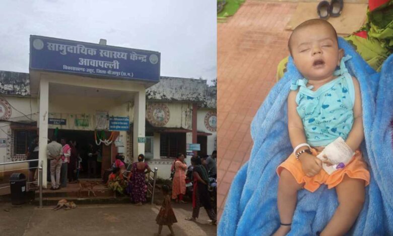 बीजापुर: दो माह के शिशु की अस्पताल में मौत, परिजनों ने लापरवाही का लगाया आरोप बीजापुर: दो माह के शिशु की अस्पताल में मौत, परिजनों ने लापरवाही का लगाया आरोप