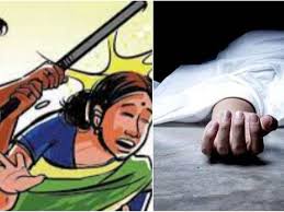 चरित्र पर संदेह में पत्नी की टंगिया से हत्या चरित्र पर संदेह में पत्नी की टंगिया से हत्या