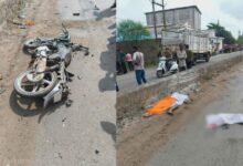 भाटापारा में बाइक-ट्रक हादसा, 2 की मौत, 2 घायल