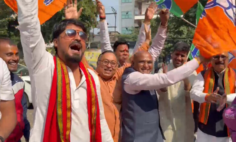 “बिहार में एनडीए की जीत पर भाजपा में उत्सव”