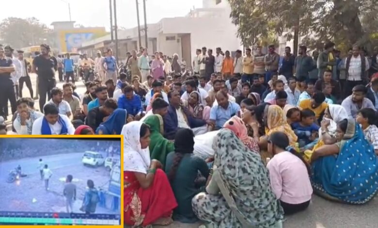 ट्रक हादसे से युवक की मौत, पांच घंटे जाम