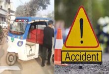 खड़े ट्रक से जा टकराया युवक, मौत, इधर पांच बच्चे घायल