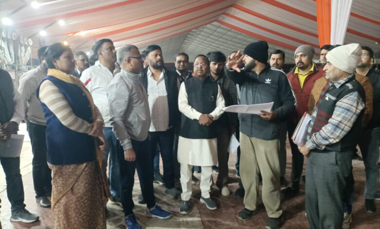 राष्ट्रपति मुर्मु 20 को आएंगी अम्बिकापुर, मंत्री नेताम ने कार्यक्रम स्थल का किया निरीक्षण राष्ट्रपति मुर्मु 20 को आएंगी अम्बिकापुर, मंत्री नेताम ने कार्यक्रम स्थल का किया निरीक्षण