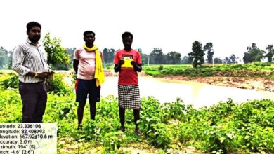 नवीन तालाब बना गांव की जीवनधारा, राधारमण नगर के ग्रामीणों के चेहरे पर लौटी मुस्कान नवीन तालाब बना गांव की जीवनधारा, राधारमण नगर के ग्रामीणों के चेहरे पर लौटी मुस्कान