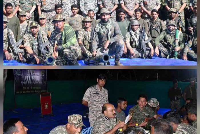 सीआरपीएफ पुलिस महानिदेशक ने ताड़पाला सुरक्षा कैंप में रात्रि विश्राम कर जवानों का बढ़ाया मनोबल सीआरपीएफ पुलिस महानिदेशक ने ताड़पाला सुरक्षा कैंप में रात्रि विश्राम कर जवानों का बढ़ाया मनोबल