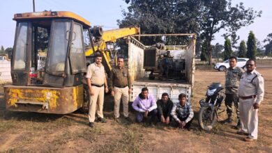 बीएसएनएल टावर से जनरेटर चोरी करने वाले तीन गिरफ्तार, एक फरार