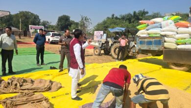 पल्ली केंद्र से धान खरीदी सत्र की शुरुआत, सहकारिता मंत्री कश्यप ने किया निरीक्षण पल्ली केंद्र से धान खरीदी सत्र की शुरुआत, सहकारिता मंत्री कश्यप ने किया निरीक्षण