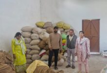 6 प्रकरणों में 218 क्विंटल धान जप्त