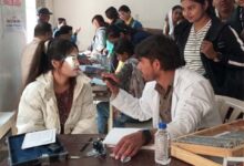 300 छात्राओं ने कराया निशुल्क स्वास्थ्य शिविर में अपना चेक-अप