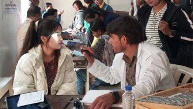 300 छात्राओं ने कराया निशुल्क स्वास्थ्य शिविर में अपना चेक-अप