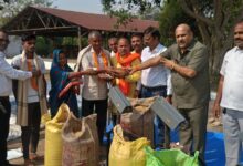 बलौदाबाजार जिले में समर्थन मूल्य में धान खरीदी की हुईं शुरुआत