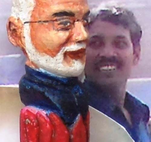 माइक्रो आर्ट का मास्टरपीस: भिलाई के कलाकार ने बनाई मोदी की सूक्ष्म प्रतिमा, मुख्यमंत्री ने की सराहना