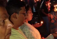 विहिप द्वारा कार्तिक पूर्णिमा के अवसर पर दुर्गा सरोवर पेण्ड्रा में महाआरती और दीपदान का भव्य आयोजन