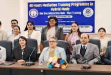 न्यायिक अधिकारियों की एक दिवसीय मिडियेशन ट्रेंनिंग सम्पन्न