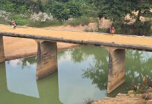 ब्रिटिश कालीन जुगानी पुल धान-मक्के की फसल सुखाने नई भूमिका निभा रहा