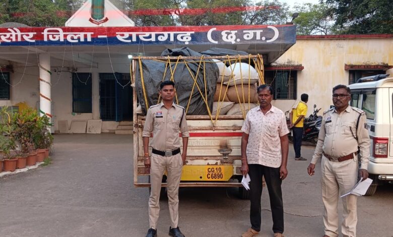उड़ीसा से छत्तीसगढ़ लाए जा रहे 60 कट्टा अवैध धान सहित पिकअप जब्त उड़ीसा से छत्तीसगढ़ लाए जा रहे 60 कट्टा अवैध धान सहित पिकअप जब्त