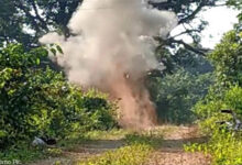 सीआरपीएफ का डॉग हैंडलर प्रेसर आईईडी विस्फोट में हुआ घायल