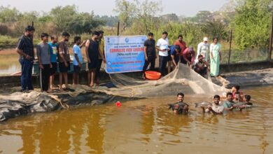 कृषि विज्ञान केन्द्र रायपुर में मिश्रित मत्स्य पालन प्रशिक्षण सम्पन्न