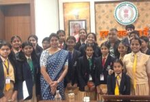 नवा रायपुर में बच्चों संग प्रेरक संवाद, बच्चों के रोचक सवालों का मंत्री अग्रवाल ने दिया जवाब