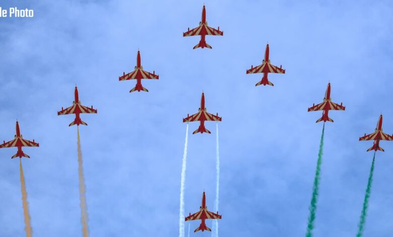 राज्योत्सव समापन पर नवा रायपुर में भव्य एयर शो