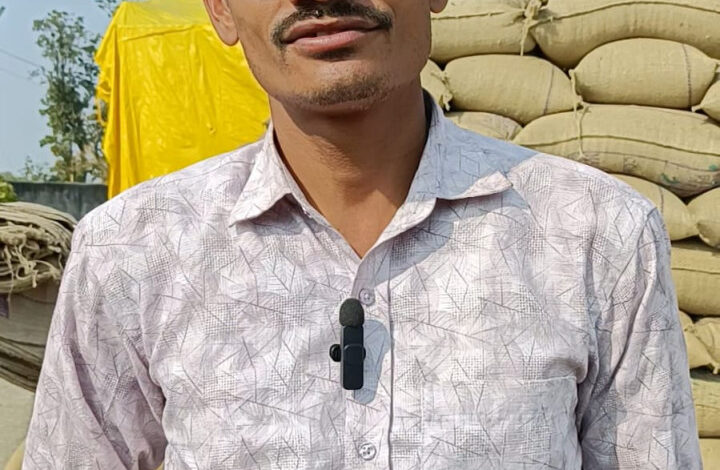 किसान शिवप्रसाद साहू ने सुगमता से बेचा 20.40 क्विंटल धान