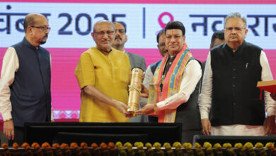 छत्तीसगढ़ राज्य अलंकरण समारोह में मैक के पूर्व चेयरमैन राजेश अग्रवाल को “पंडित रविशंकर पुरस्कार सम्मान’’