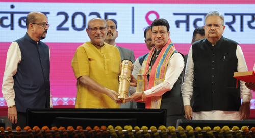 छत्तीसगढ़ राज्य अलंकरण समारोह में मैक के पूर्व चेयरमैन राजेश अग्रवाल को “पंडित रविशंकर पुरस्कार सम्मान’’