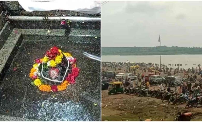 ओंकारेश्वर में कार्तिक पूर्णिमा पर उमड़ी आस्था की भीड़ ओंकारेश्वर में कार्तिक पूर्णिमा पर उमड़ी आस्था की भीड़