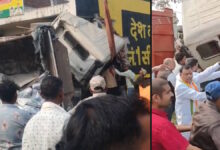 कवर्धा में ट्रक अनियंत्रित कार्यालय में घुसा—चालक बाल-बाल बचा