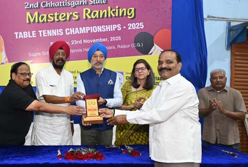 द्वितीय छत्तीसगढ़ राज्य मास्टर्स रैंकिंग टेबल टेनिस प्रतियोगिता – मुकाबले अंतिम चरण में द्वितीय छत्तीसगढ़ राज्य मास्टर्स रैंकिंग टेबल टेनिस प्रतियोगिता – मुकाबले अंतिम चरण में