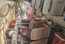 खरसिया-छाल रोड बस-ट्रेलर भिड़ंत में 1 की मौत, 15 घायल