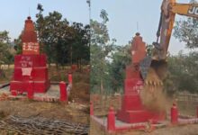 नारायणपुर: अबूझमाड़ में नक्सली स्मारक ध्वस्त, सुरक्षाबलों की बड़ी कार्रवाई